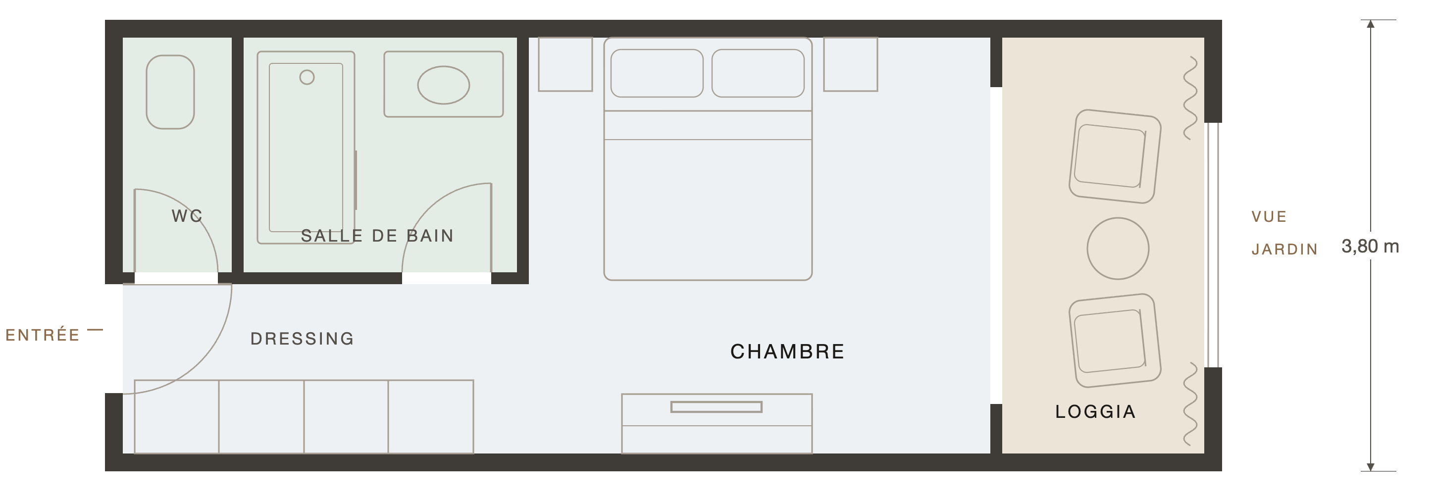 Plan de la chambre