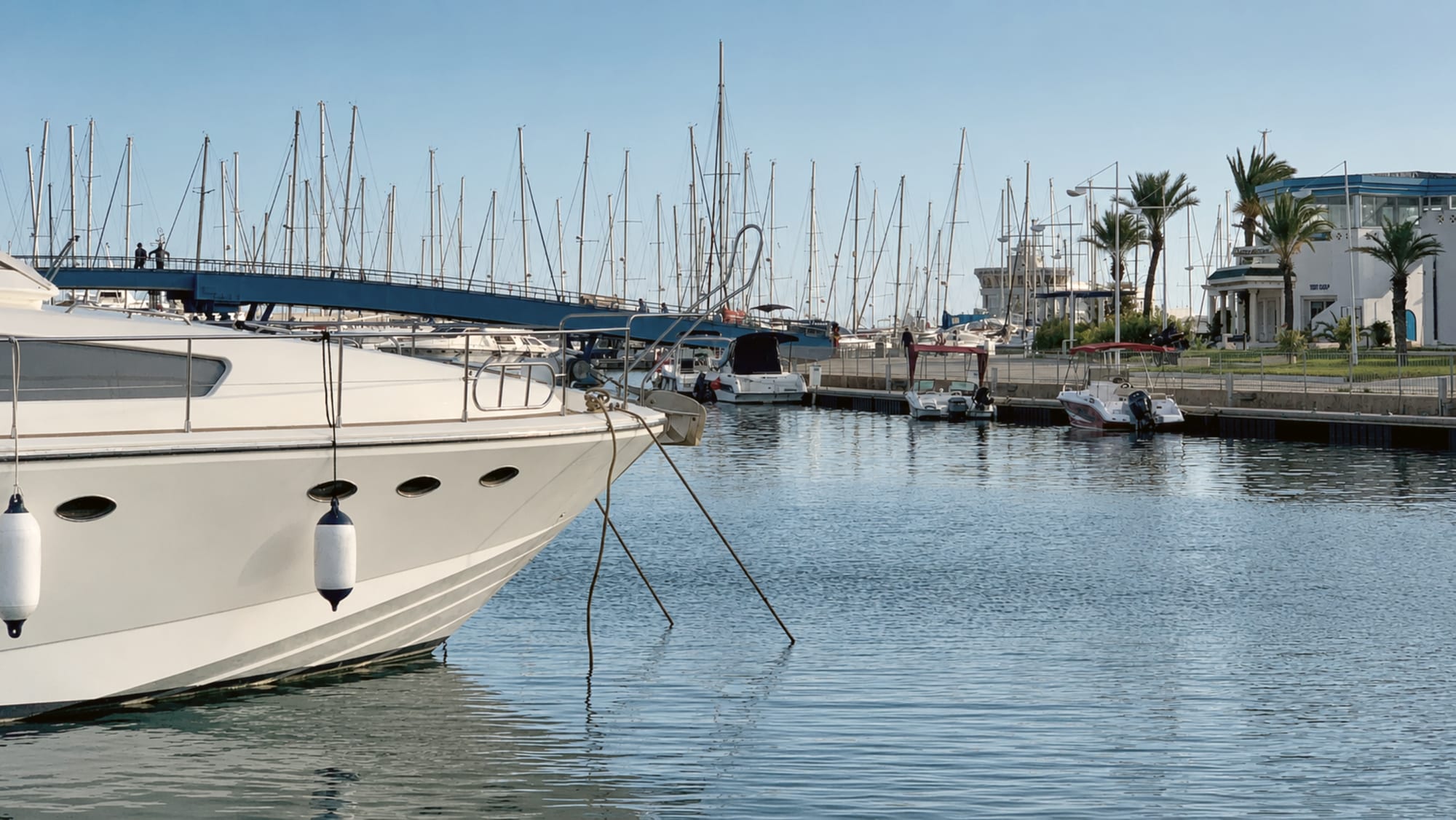 Le port de plaisance de Yasmine Hammamet